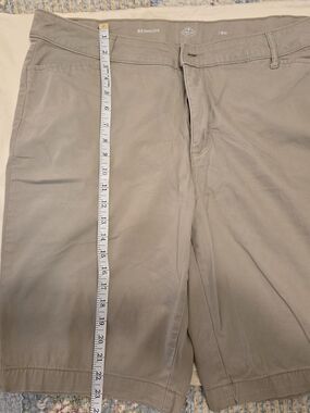 St. John's Bay Men's Bermuda Chino Shorts - Taupe